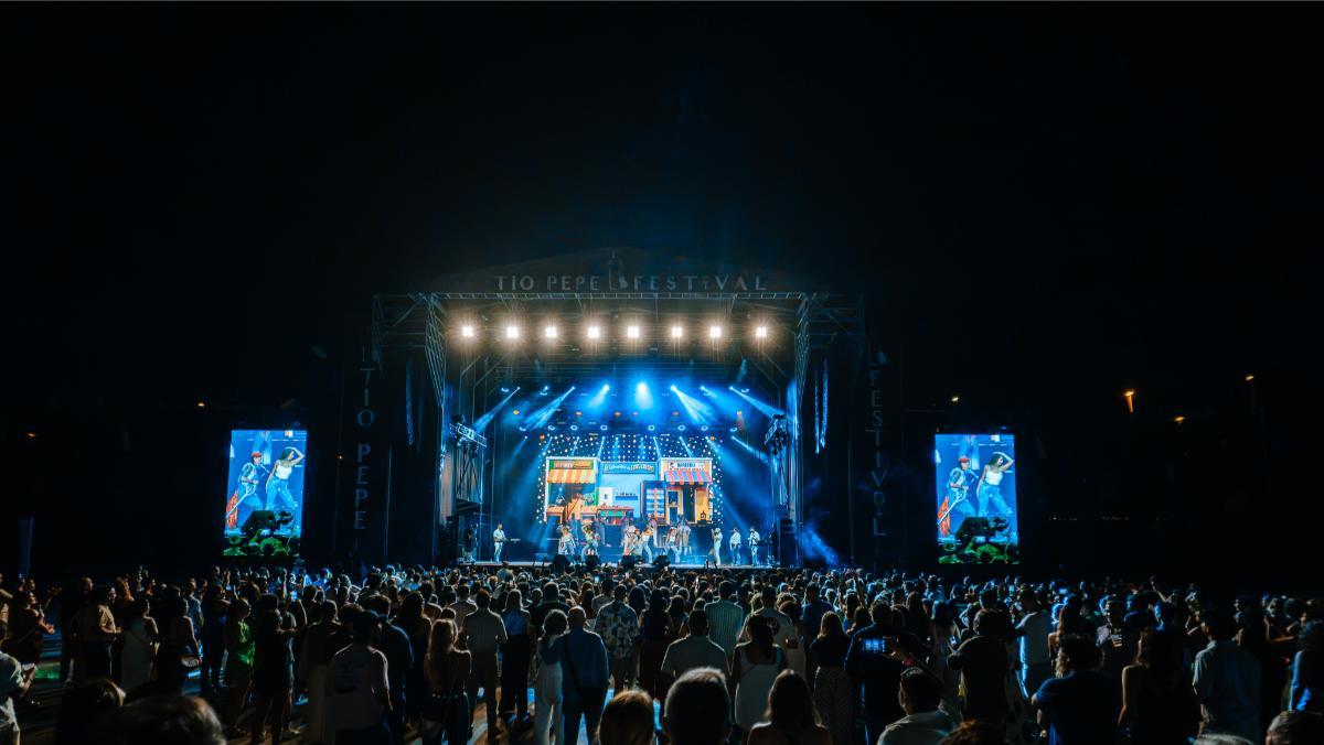 Plano general desde el FOH en el Tío Pepe Festival de Jerez (© Fatou.es)